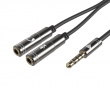 Headset & Lyd Adapter 4-pin 3.5 mm til 2x3.5 mm
