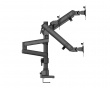 Monitor Arm SLIM V2 med USB 3.0-Hubb - 3 Skærmar
