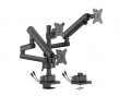 Monitor Arm SLIM V2 med USB 3.0-Hubb - 3 Skærmar