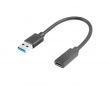 USB-C 3.1 (hun) til USB-A (han) 15cm Adapter