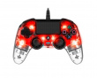 Wired llluminated Compact Controller Rød (PS4/PC)