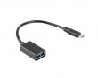 Micro USB (han) til USB-A (hun) 2.0 15cm Adapter OTG