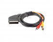 Scart til 3x RCA Kabel (1.8 Meter)