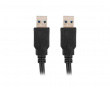 USB-A til USB-A 3.0 Kabel (h/h) Sort (1 Meter)
