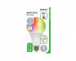 3 pakke RGB LED Lampe E27 WiFi 9W