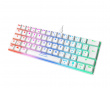 Compact RGB Mekanisk Tastatur White Line [Content Red]