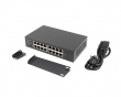 Switch Rack 10”/19” 16-Port 1GB