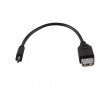 Micro-USB Han til USB-A Hun Adapter 0.15M
