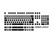 Prism PBT Double-shot Pudding Keycap Set Nordic - Hvid
