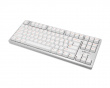 119 key PBT Dye Sublimated OEM Keycaps - White/Orange - ANSI