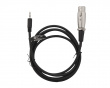 XLR Kabel til 3,5 mm 1,5 meter, 3-pin XLR, Cisco pinout - Sort