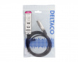 XLR Kabel til 3,5 mm 1,5 meter, 3-pin XLR, Cisco pinout - Sort