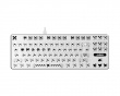 PCMK HOTSWAP TKL 80% Barebone ANSI - Hvid