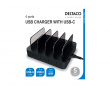 USB Lader 4x Ports -  Hurtig Opladning