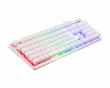 WK75 RGB Tastatur - Hvid