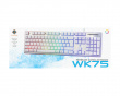 WK75 RGB Tastatur - Hvid