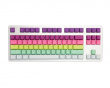 PBT Doubleshot Shine-through 121-Key Keycap Set - Rainbow Sherbet