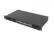 Netværksswitch 24-ports, 100MB POE+/2X COMBO RACK 19” (1000 Mbps, Max 360W)