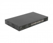 Netværksswitch 24-ports, 100MB POE+/2X COMBO RACK 19” (1000 Mbps, Max 360W)