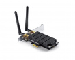 Archer T6E PCIe Netværkskort, Dual-Band, 400+867 Mbps, 2xDetachable antennas