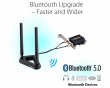 PCE-AX58BT Wi-Fi 6 AX3000 Dual-Band PCIe Wi-Fi Adapter - Netværkskort
