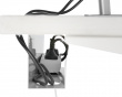 Kabelkanal til montering under Skrivebord - Hvid