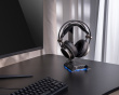 Premium RGB Headset Docking Station - Headsetstativ Sort