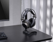 Premium RGB Headset Docking Station - Headsetstativ Sort