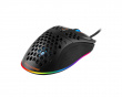 DM210 Ultra-Light RGB Gaming Mus - Sort