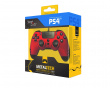 MetalTech Wired Controller PS4/PC - Rød