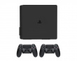 Vægbeslag Bundle til PS4 Slim - Sort