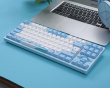 Swallow A87 TKL Hotswap LED Tastatur [Violet Gold]