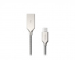 PRATI Ladekabel  Micro USB til USB-A 2.0 - Silver 1m