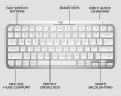 MX Keys Mini Wireless Keyboard - Trådløs Tastatur - Pale Grey
