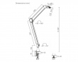 Studio Mircrophone Arm - Mikrofonarm Sort