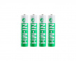 USB Batterioplader til 4xAA/AAA Ni-MH/Ni-Cd batterier, inkl AAA batteri - Hvid