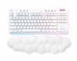 G715 Trådløs Gaming Tastatur RGB TKL [GX Brown] - Off White