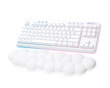 G715 Trådløs Gaming Tastatur RGB TKL [GX Brown] - Off White