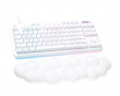 G713 Gaming Tastatur RGB TKL [GX Red] - Off White