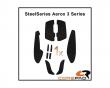 Soft Grips til SteelSeries Aerox 3 Series - Sort