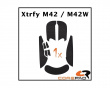 Soft Grips til Xtrfy M42 Wired/M42W Wireless - Hvid