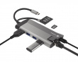 Fowler Plus Hub USB-C Multiport Adapter 8 in 1 - USB-hubb