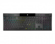 K100 AIR Wireless RGB Ultra-Thin Gaming Tastatur [MX ULP Tactile] - Sort