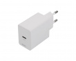 USB-C PD Wall Charger 20 W incl USB-C Cable - Hvid Vægoplader