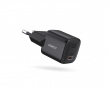 Wall Charger Omnia Mini, 20 W USB-C - Sort Vægoplader