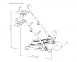 Racing Simulator Wheel Stand with Gear Shifter - LRS10 Racersimulator