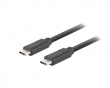 USB-C Kabel 3.1 Gen 2 (10GB/s) PD100W Sort - 1m