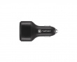 Coney Hurtig Oplader til Bil - 2x USB-A 1x USB-C 84W PD 3.0 - Sort