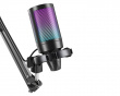 Mikrofon Bundle A6T AMPLIGAME USB Gaming Mikrofon RGB - Sort