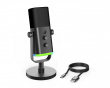 AMPLIGAME AM8 RGB USB/XLR Mikrofon - Dynamisk Mikrofon - Sort